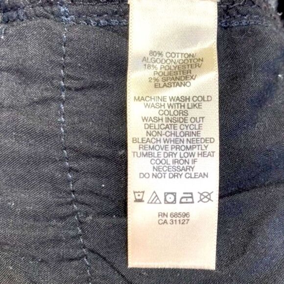 Y2K 80s Acid Washed Black Denim Jeans Ultra Skinny Black by DKNY City Womens 12 - Picture 14 of 16